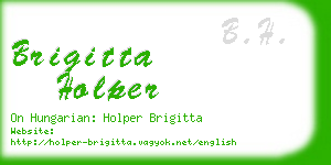brigitta holper business card